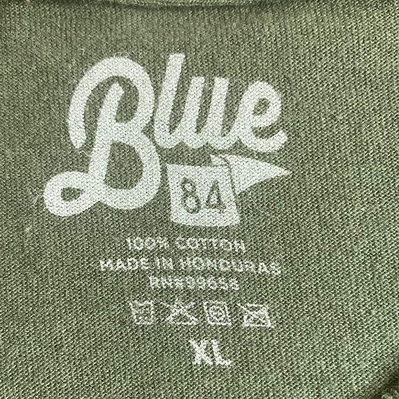 Mens EUC Blue 84 Green Baylor University T Shirt XL - Picture 4 of 7